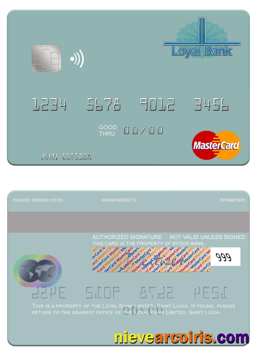 Saint Lucia Loyal Bank Limited mastercard